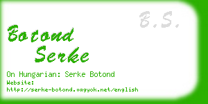 botond serke business card